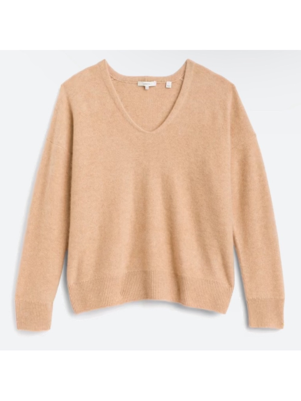 EUC Vince Relaxed V-neck Cashmere Pullover Sweater